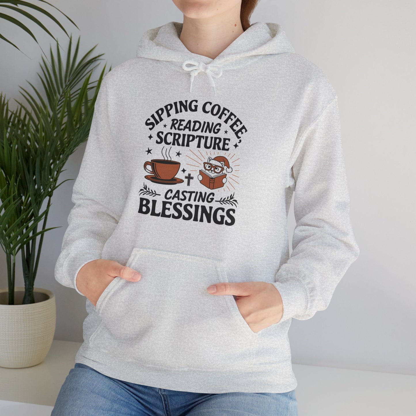 Serene Sip Serenity Cotton Hoodie