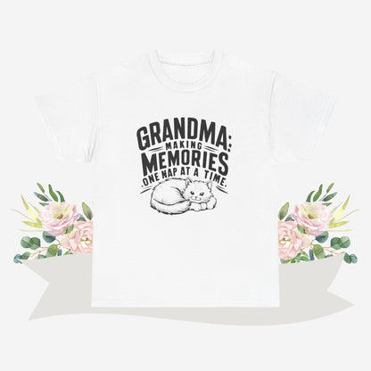 Grandma Having Memory One Nap A Time Cotton Tshirt