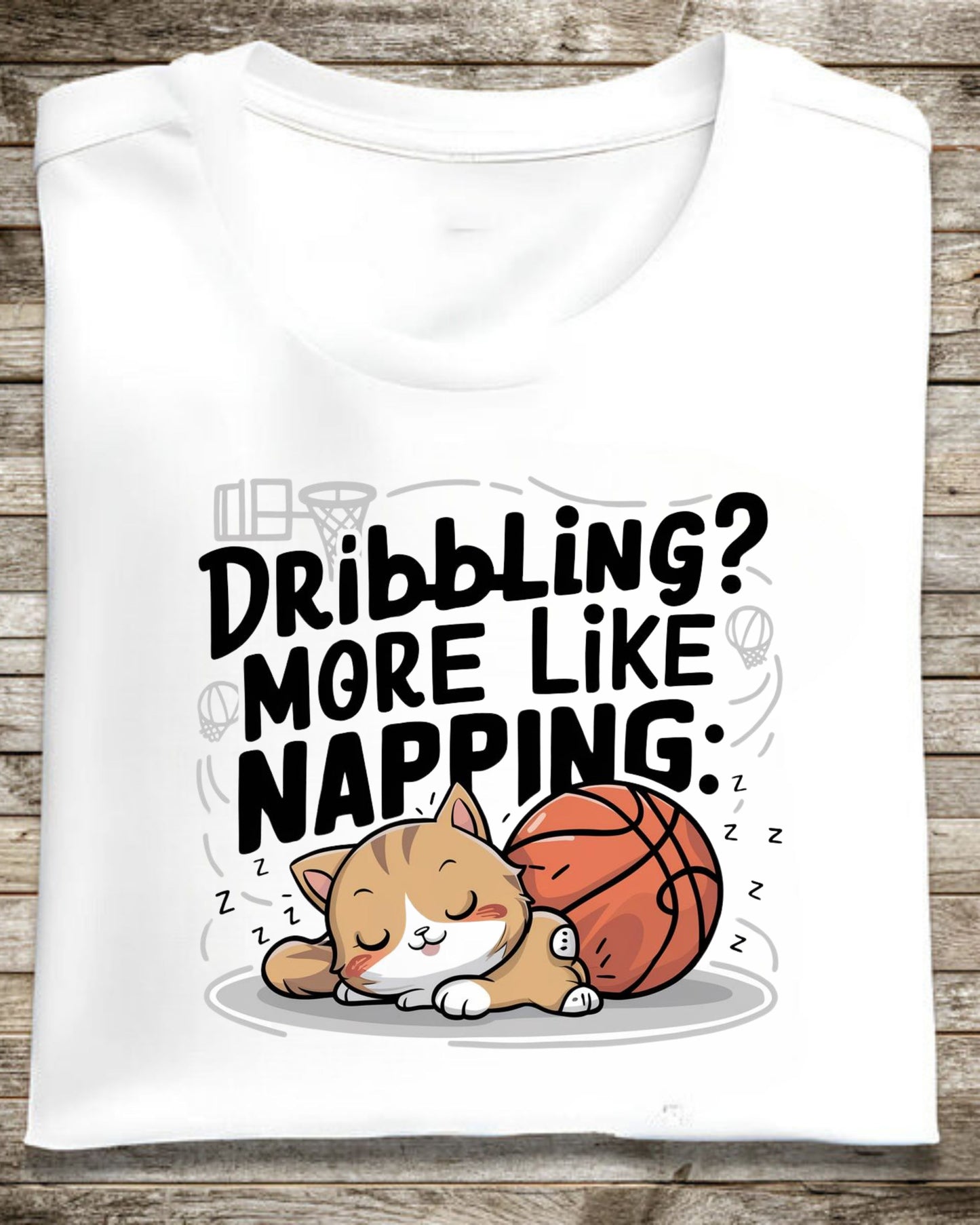 Dribble More Like Napping Cotton Tshirt