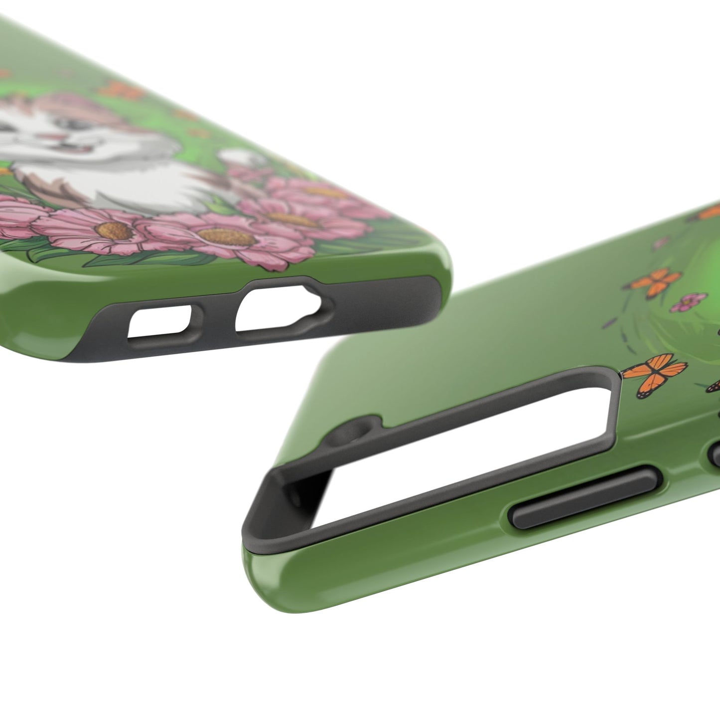 Green Mewsic Tough Case