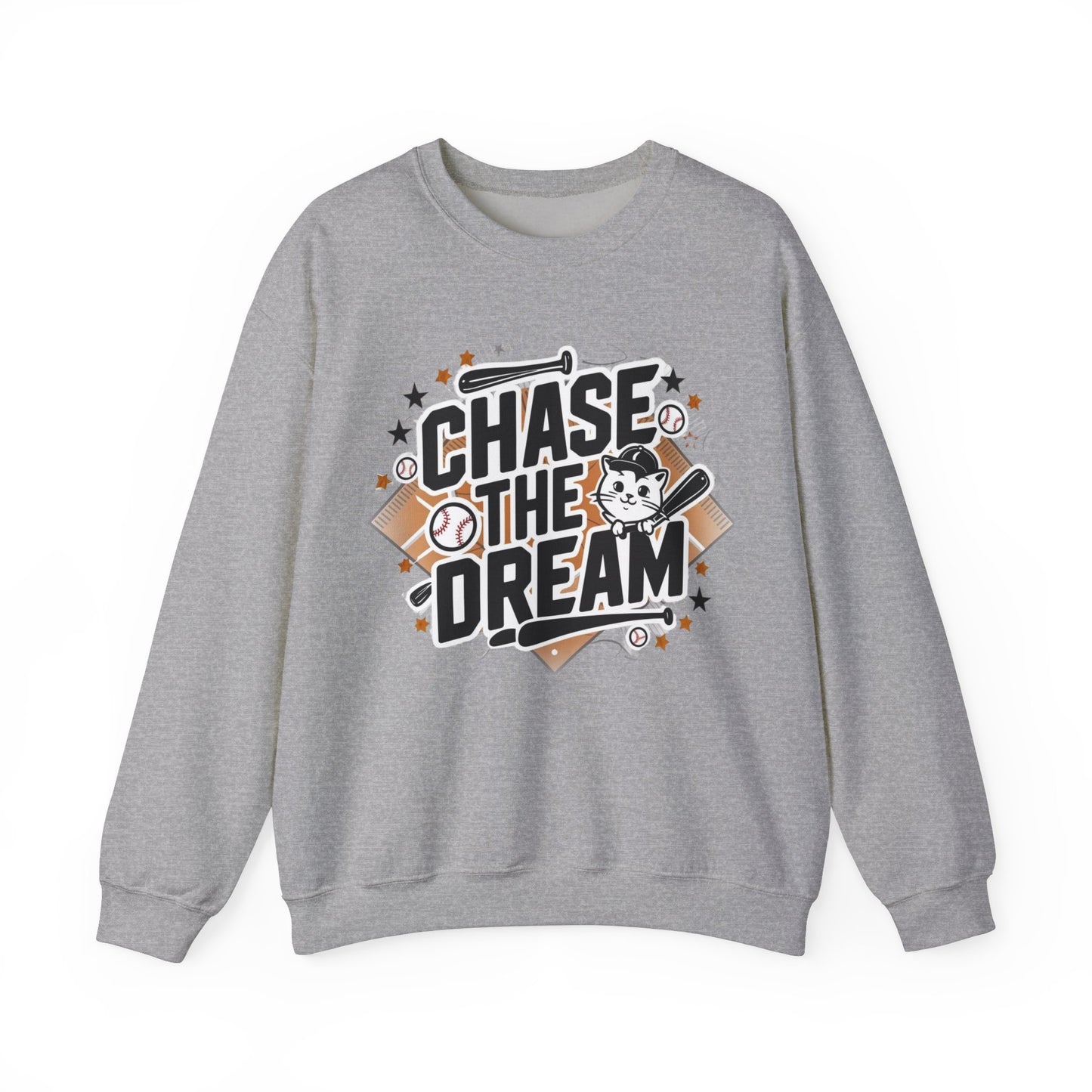 Chase The Dream Heavy Unisex Cotton Crewneck Sweatshirt