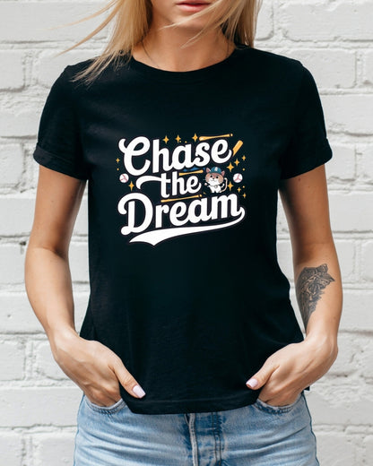 Chase The Dreams Baseball Crew Neck Tee