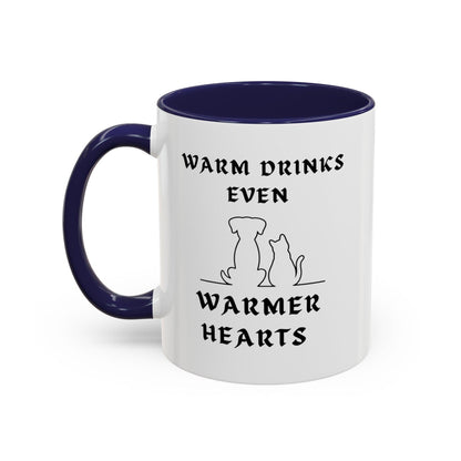 Billien Whisker Warmer Printify 11 oz 11oz accent mug Coffee Mugs Holiday Picks Home & Living Kitchen Mugs Spring Essentials two tone White base