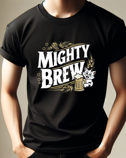 Mighty Brew Cotton Crew Neck Tshirt