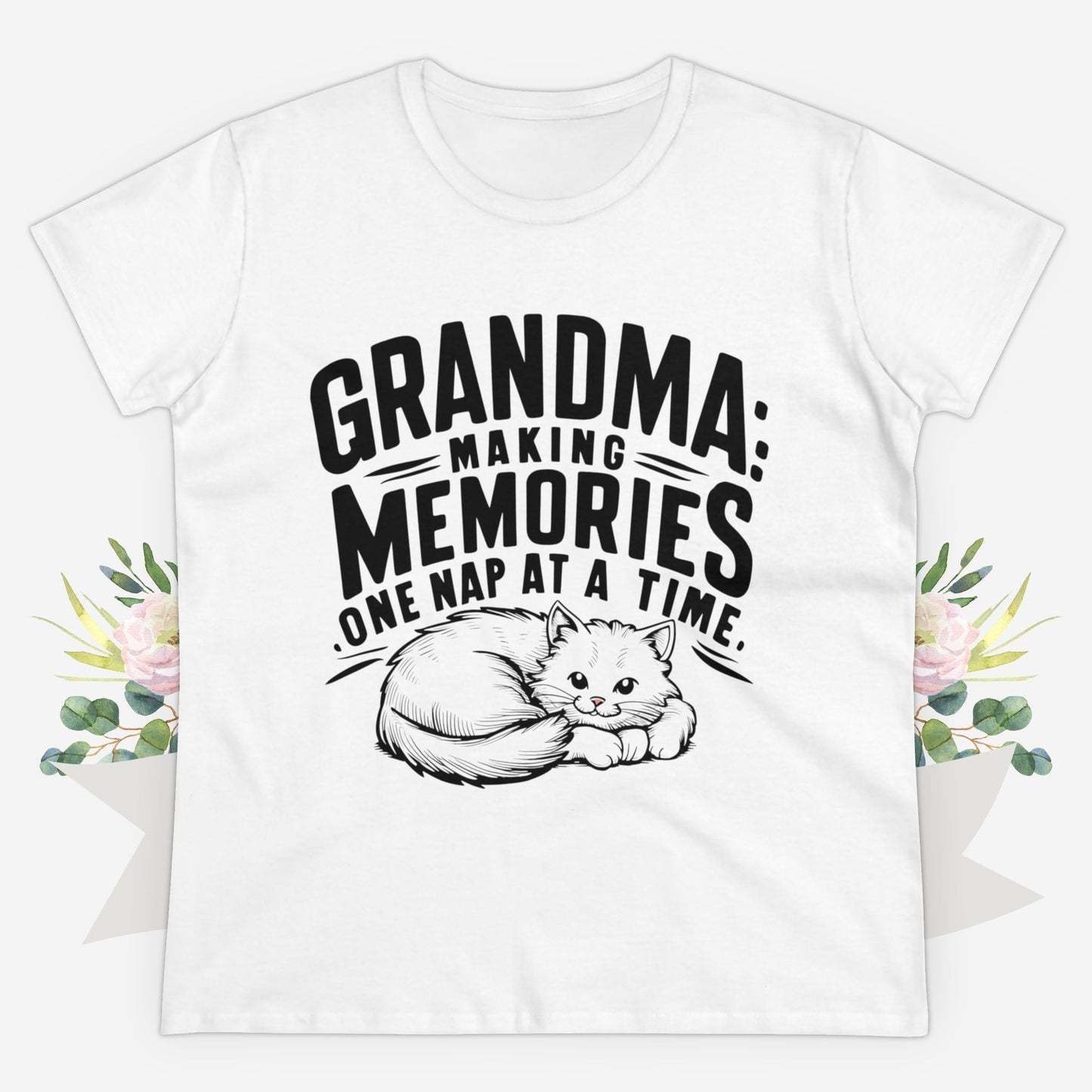 Grandpa Having Memory One Nap A Time  Women Cotton Tshirt