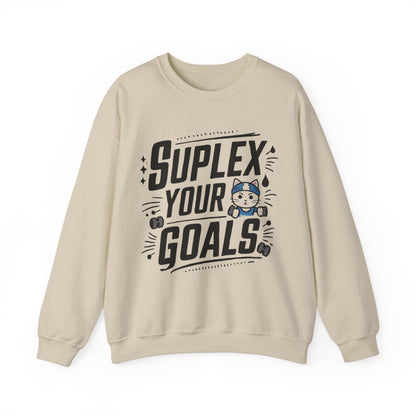 Suplex Your Goals Ultra Cotton Crewneck Sweatshirt