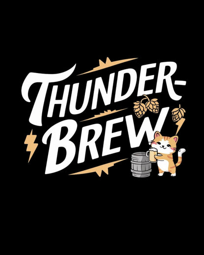 Thunder Brew Cotton Men Tshirt