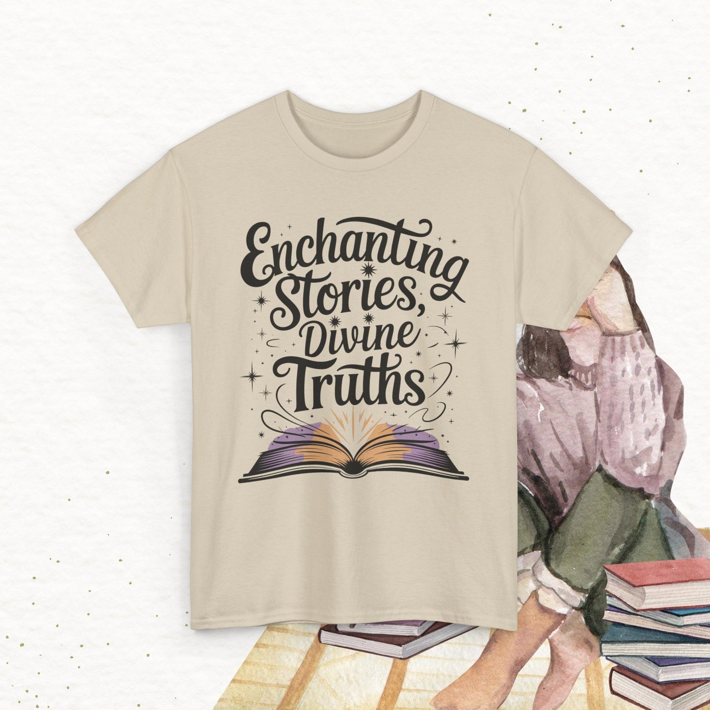 Spellbinding Story Cotton Tshirts