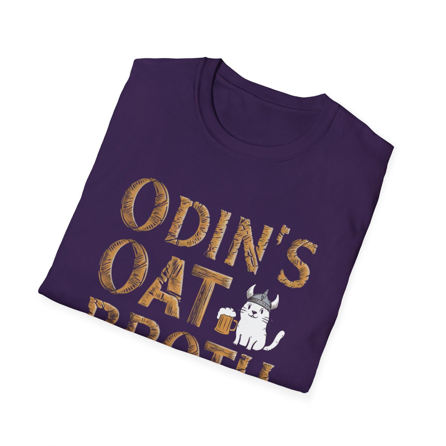 Odin Oat Broth Cotton Crew Neck Men Tshirt