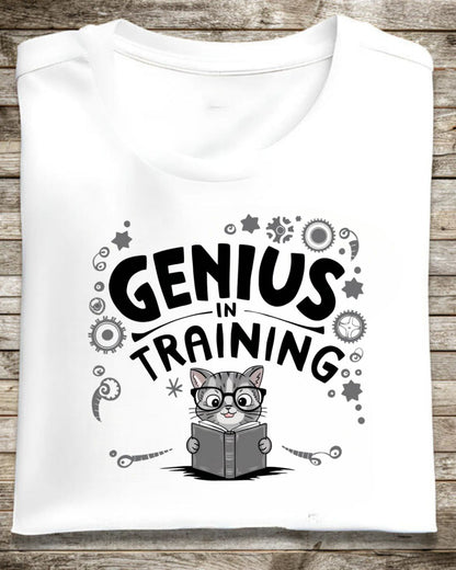 Genius In Training Cotton Men Tshirt