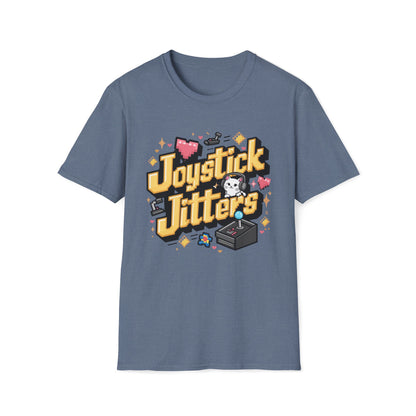 Joystick Jitters Cotton Crew Neck Men Tshirt