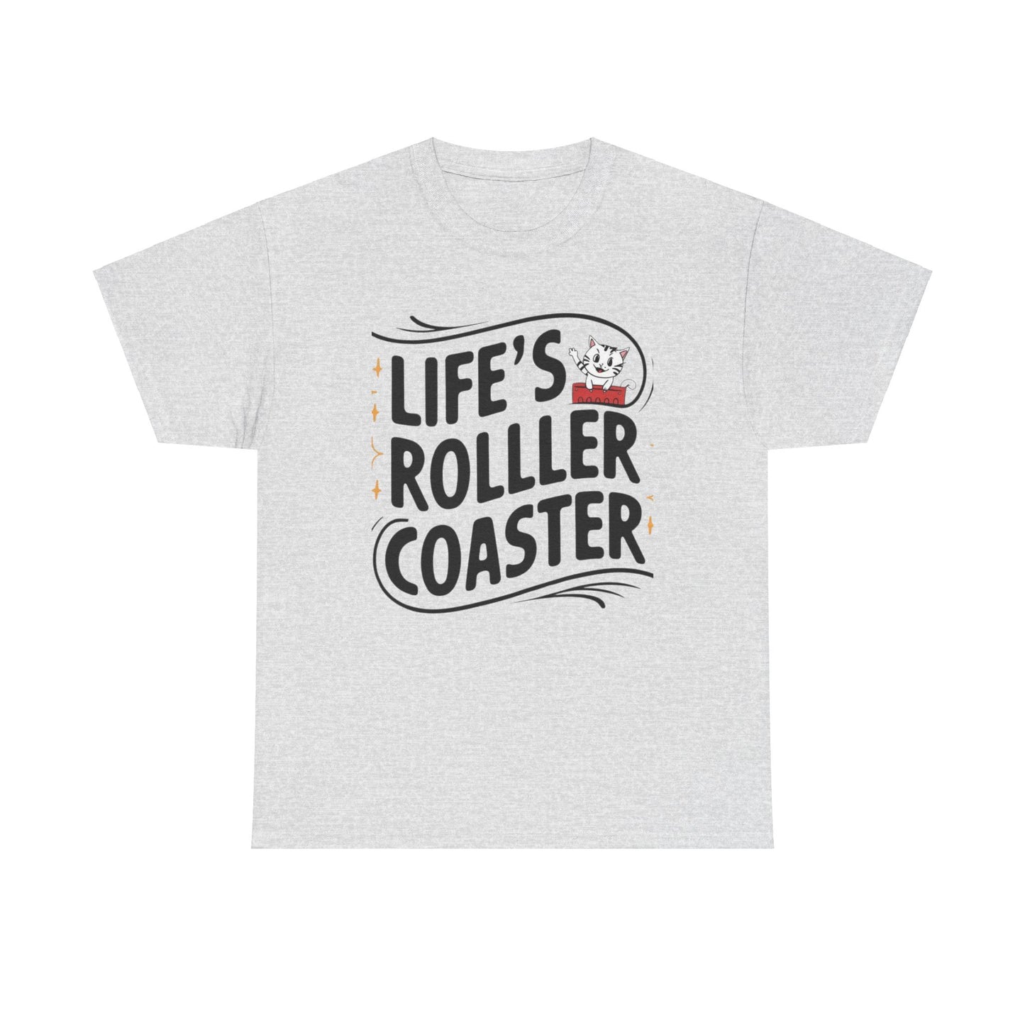 Life Roller Coaster Idiom Cotton T-Shirt