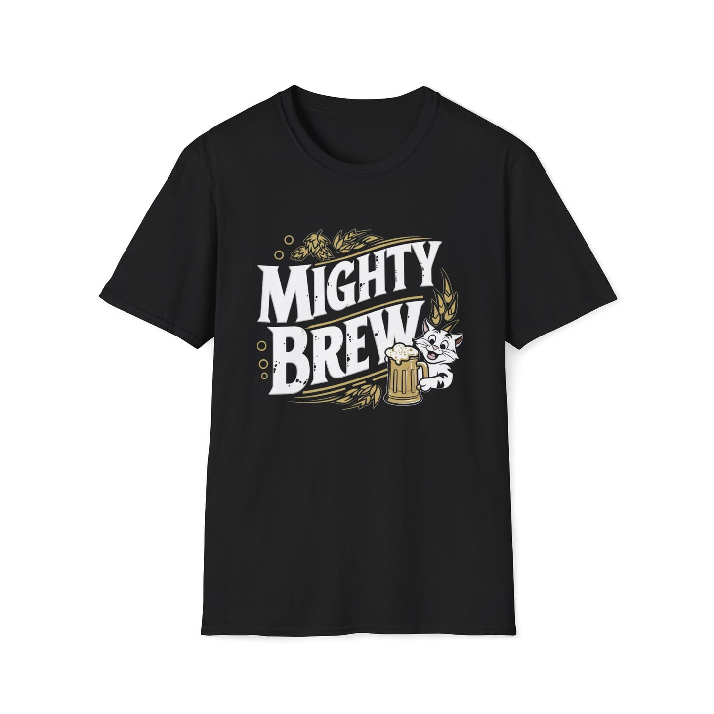 Mighty Brew Cotton Crew Neck Tshirt