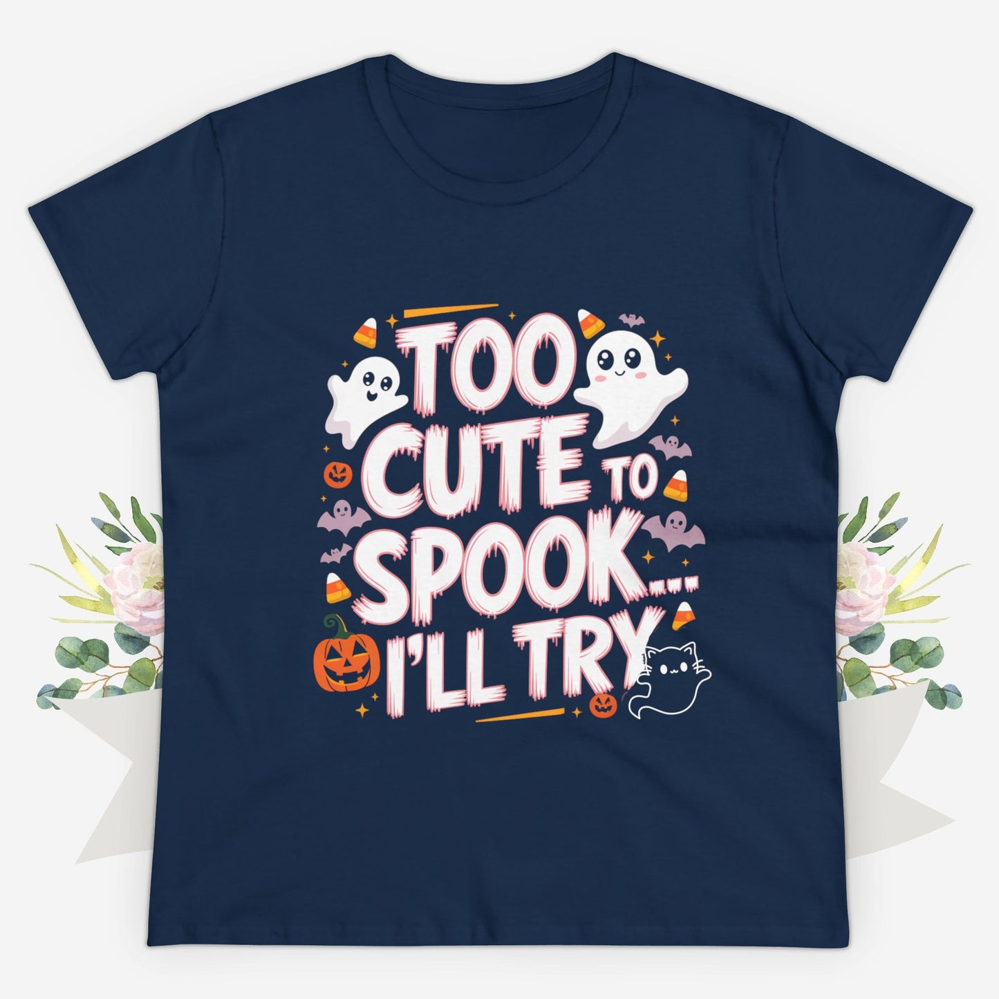 Spooky Delights Women Cotton Tshirt