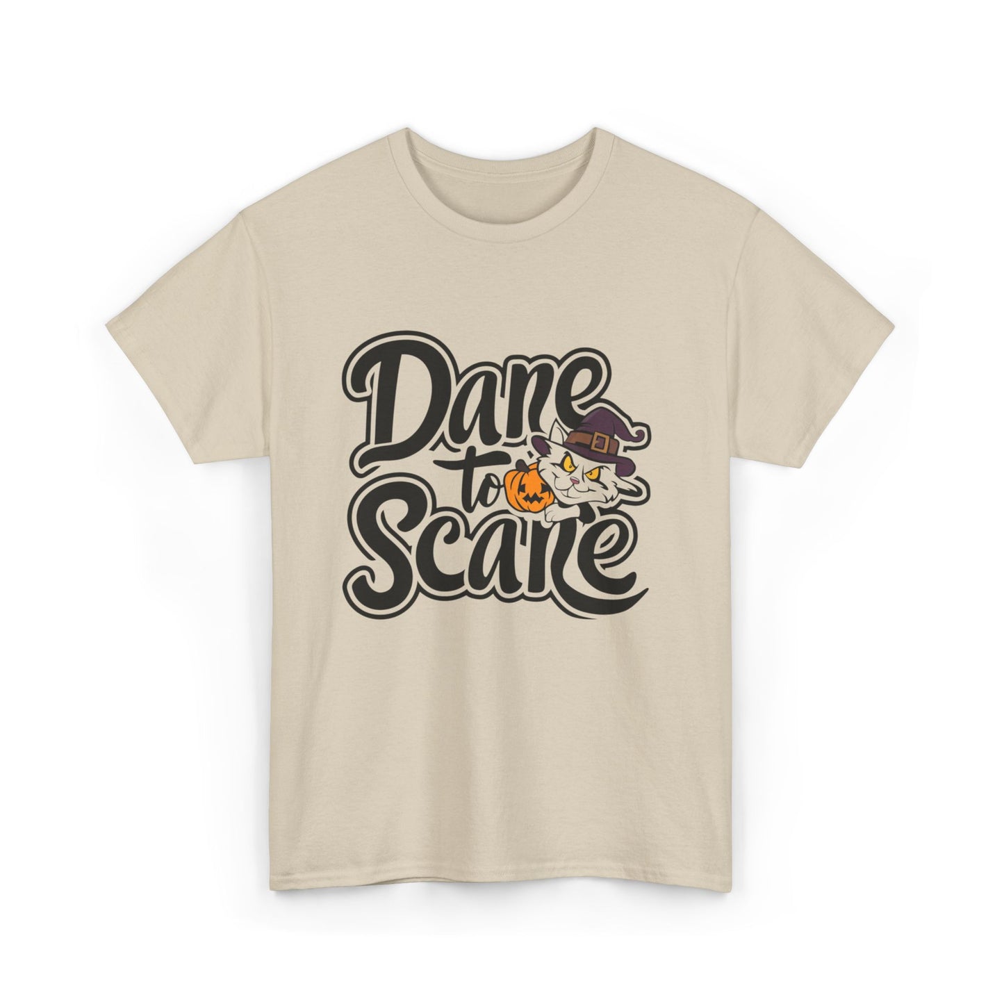 Dare To Scare Unisex Funny Cat T-Shirt