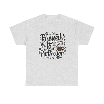 Brewed To Purrfections Coffee  T-Shirt