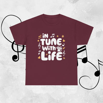 In Tune With Life Gifts Cotton T-Shirt