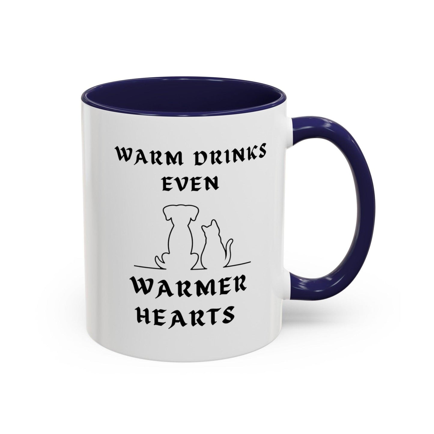 Billien Whisker Warmer Printify 11 oz 11oz accent mug Coffee Mugs Holiday Picks Home & Living Kitchen Mugs Spring Essentials two tone White base