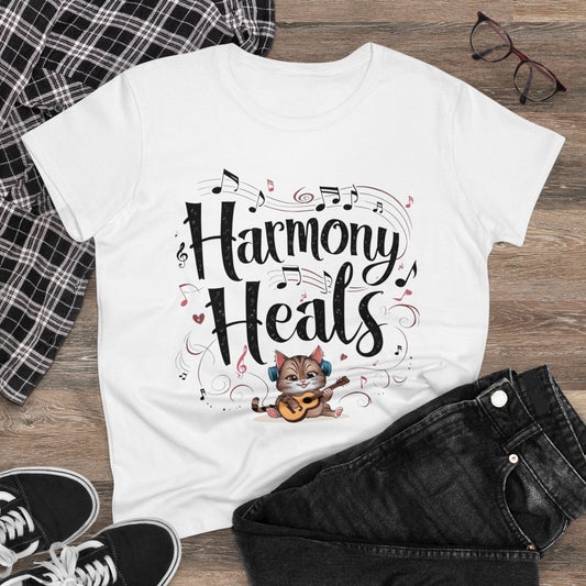 Harmony Heal Cotton Womens Tshirt