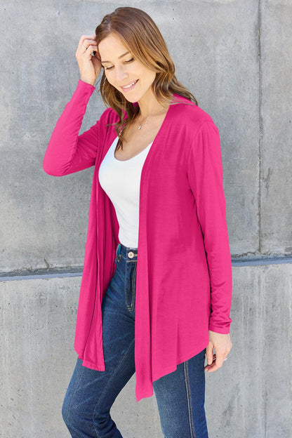 Long Sleeve Open Front Cardigan