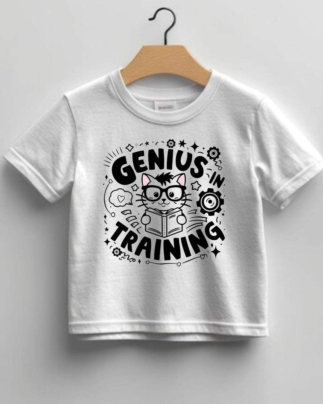 Genius In Training Infant  Cotton T-Shirt