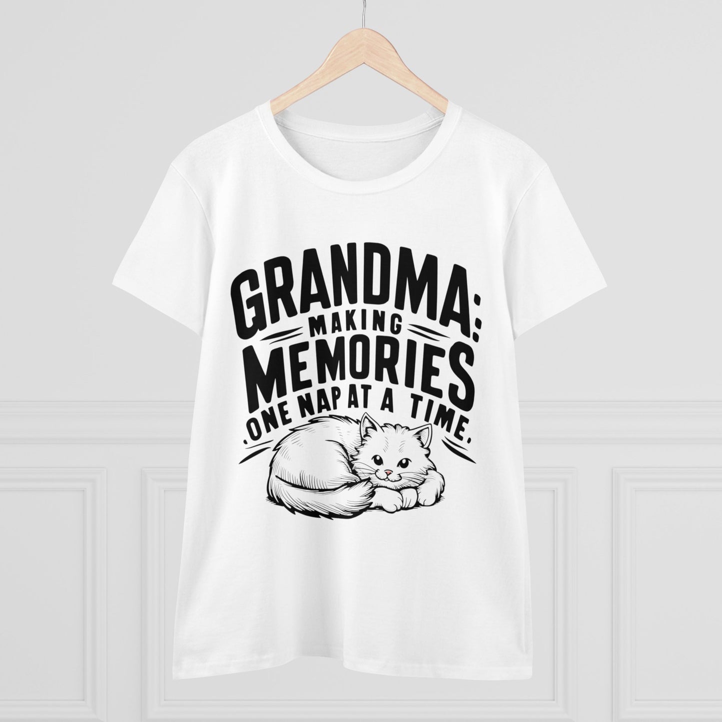 Grandpa Having Memory One Nap A Time  Women Cotton Tshirt