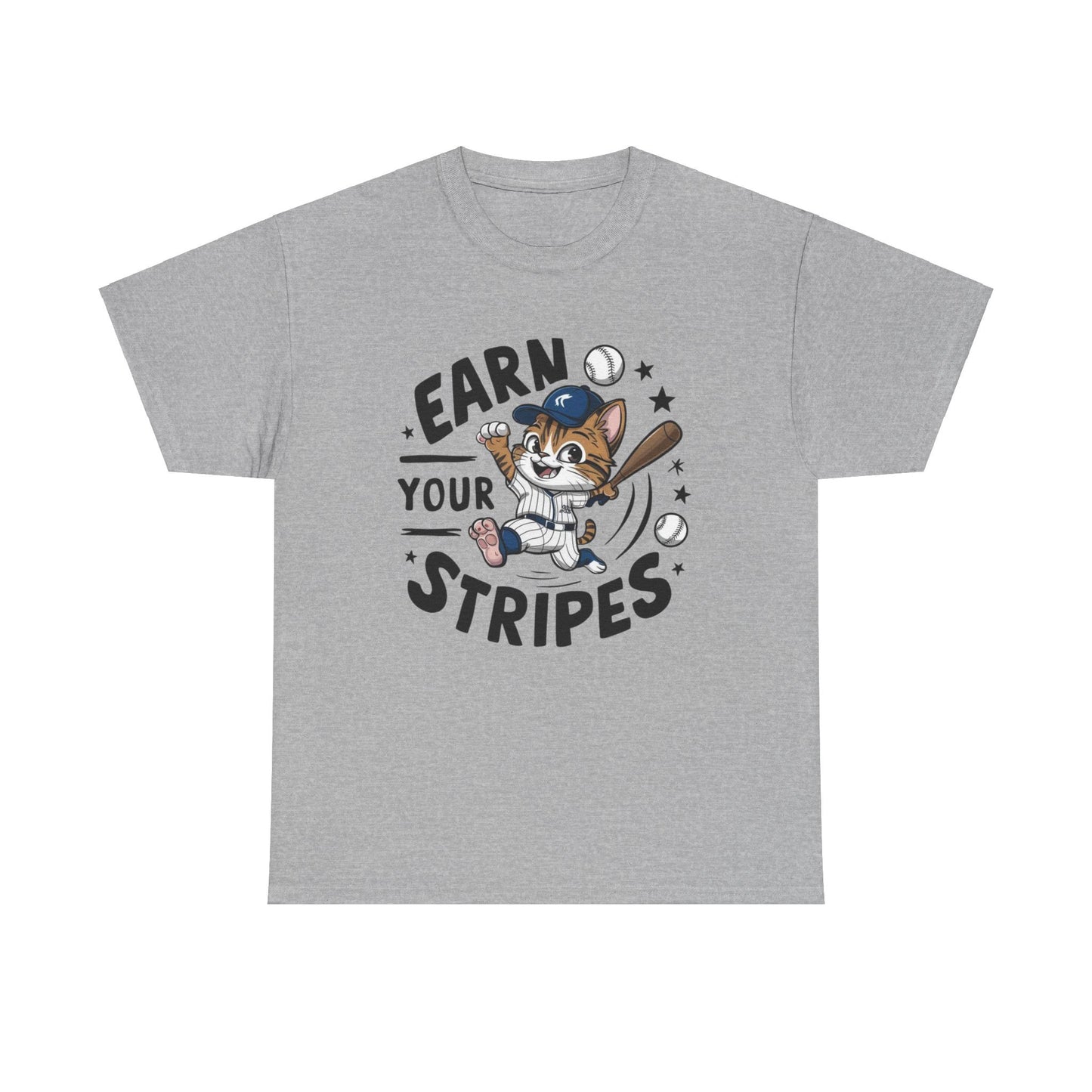 Earn Your Stripe Baseball Cotton T-Shirt