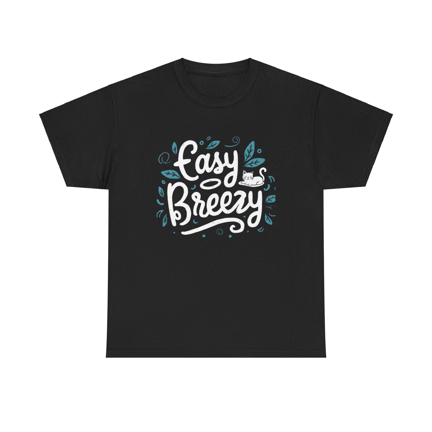 Easy Breezy Idiom Gifts Men Cotton T-Shirt