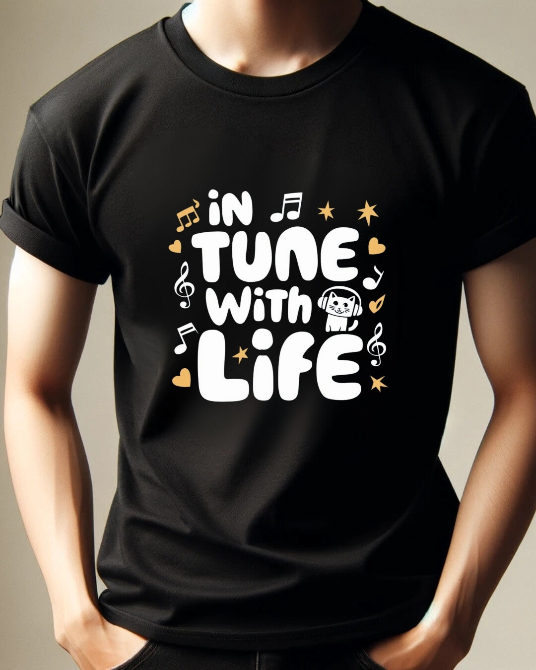 In Tune With Life Gifts Cotton T-Shirt