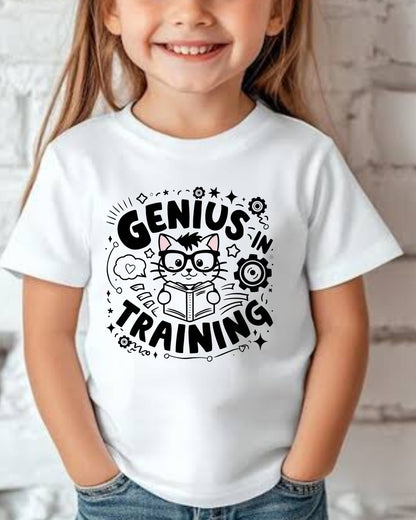 Genius In Training Infant  Cotton T-Shirt