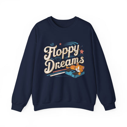 Floppy Dream Vintage Retro Video Game Ultra Cotton Crewneck Sweatshirt