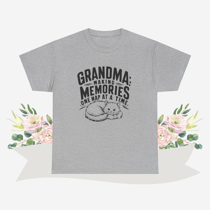 Grandma Having Memory One Nap A Time Cotton Tshirt