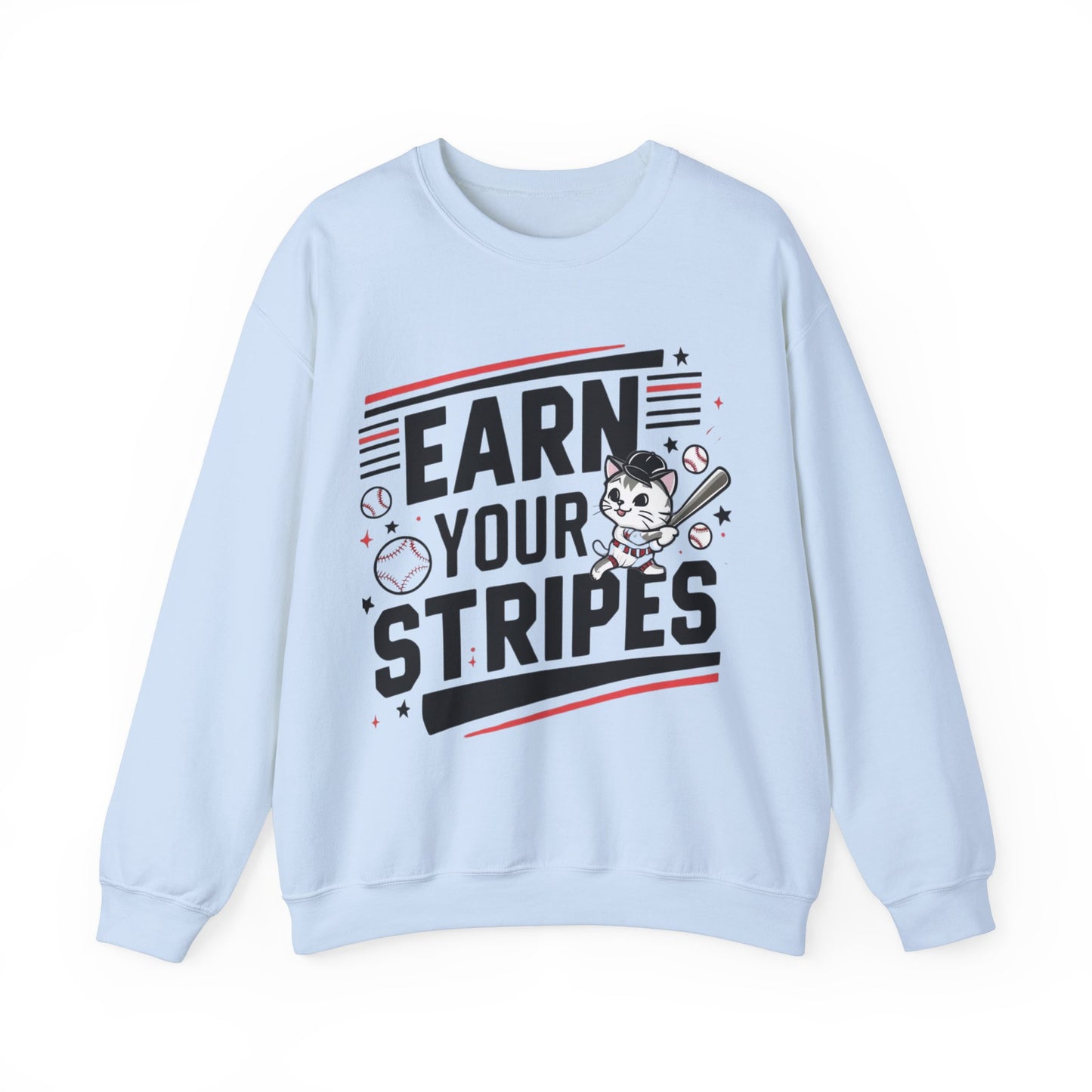 Earn Your Stripe Ultra Cotton Crewneck Sweatshirt