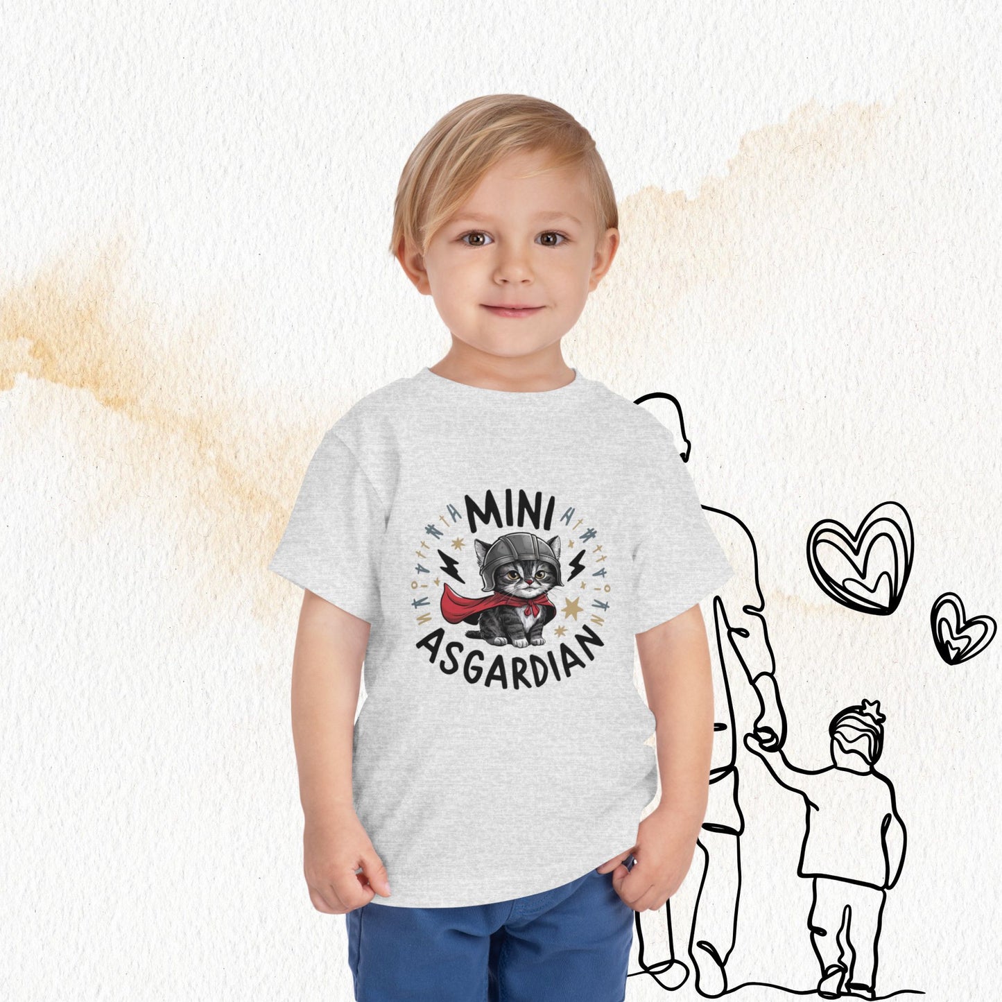 Mini Asgardian Toddler Cotton  T-Shirts