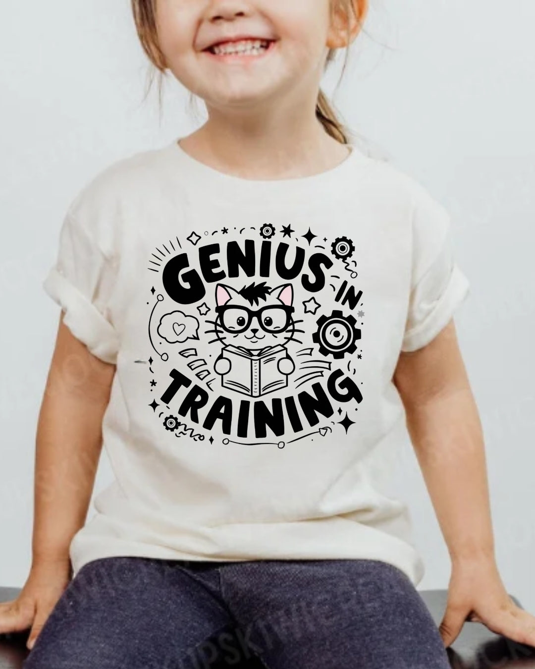 Genius In Training Infant  Cotton T-Shirt