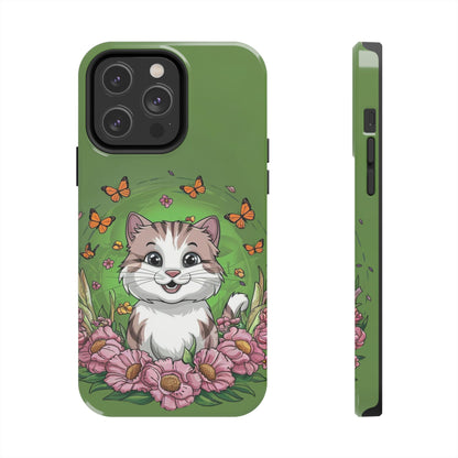 Green Mewsic Tough Case