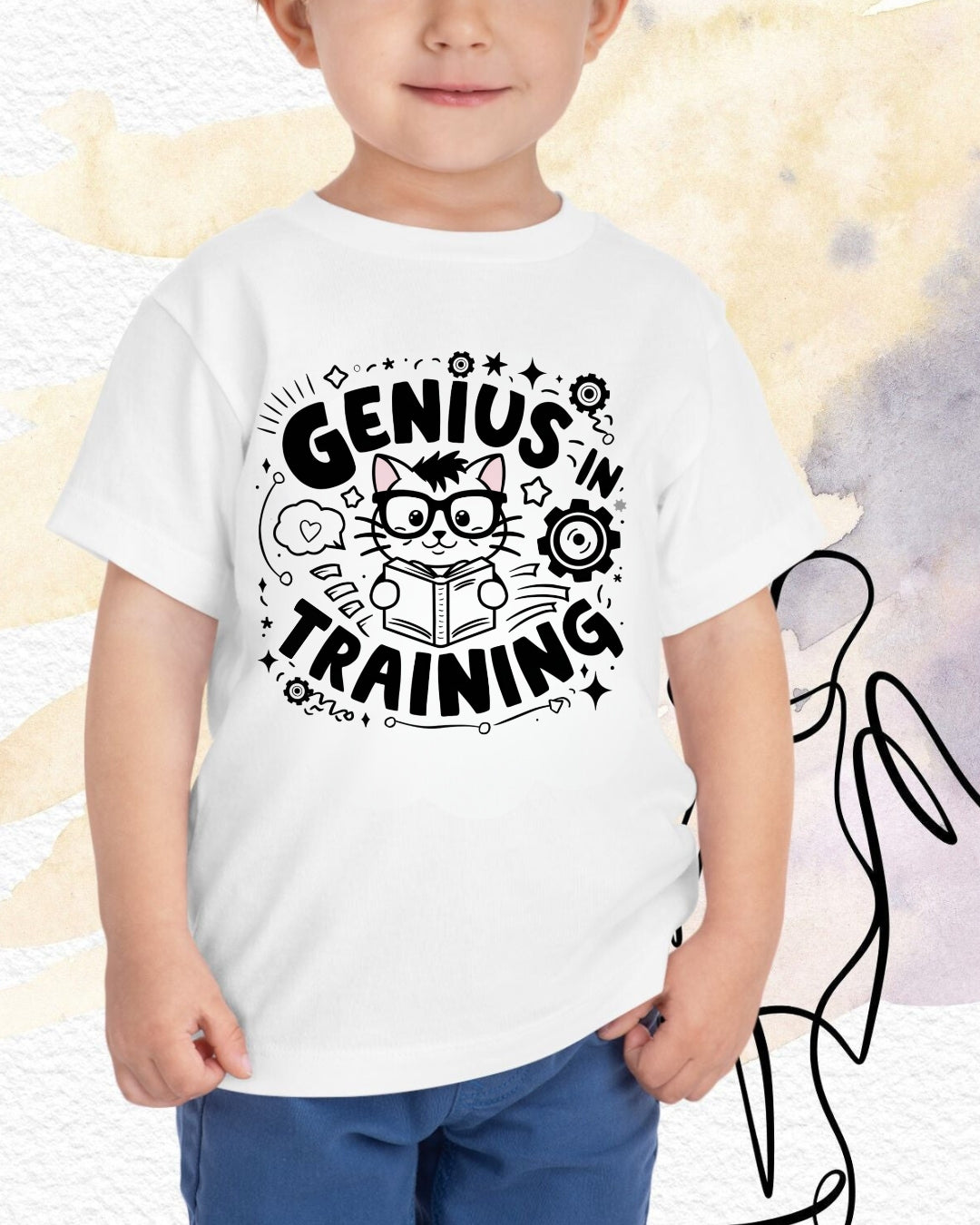 Genius In Training Infant  Cotton T-Shirt