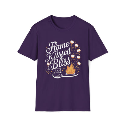 Flame Kiss Bliss Cotton Men Tshirt