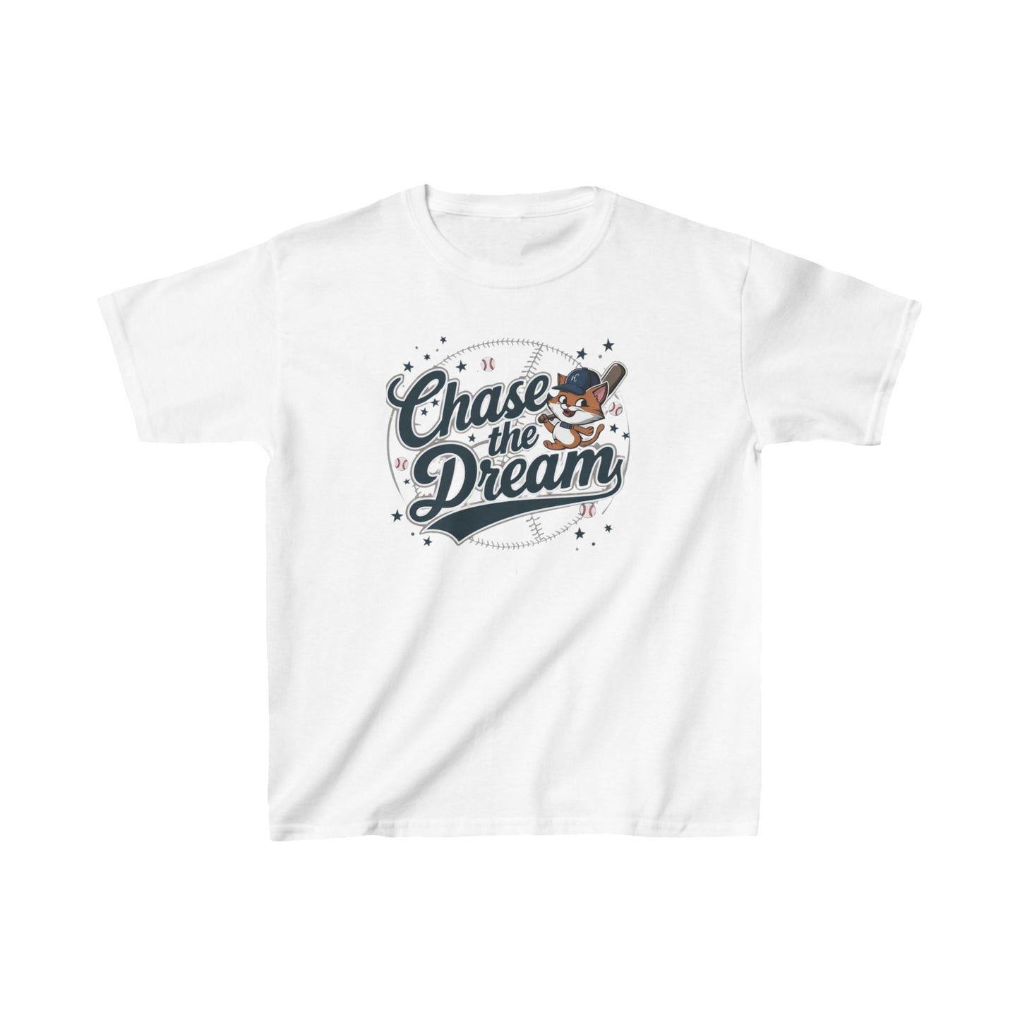 Chase The Dream Heavy Cotton Kids T-Shirt