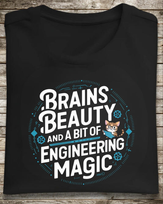 Brain Beauty & Bit of Engineering Magic Cotton Tee