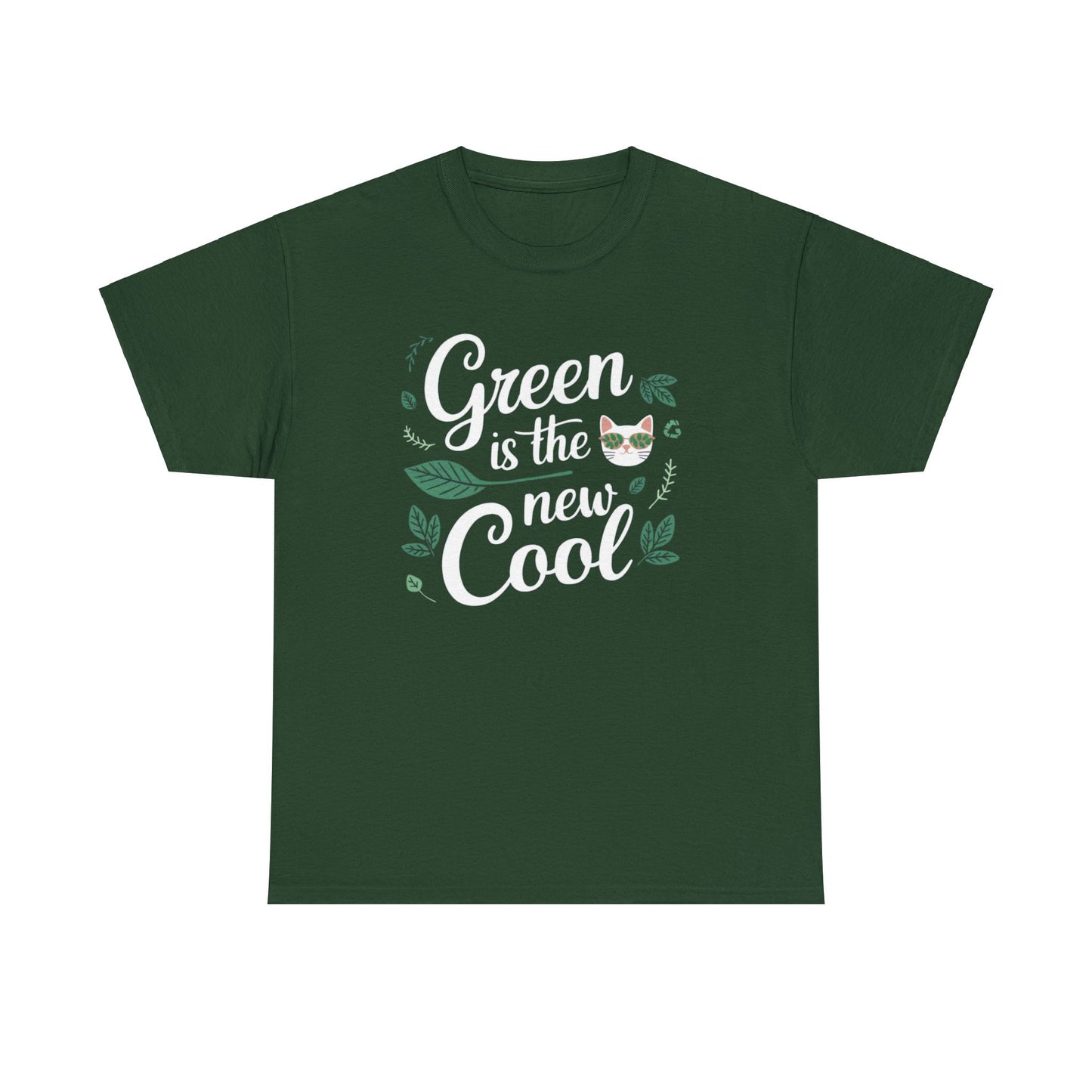 Green Is The New Cool Nature Cotton T-Shirts