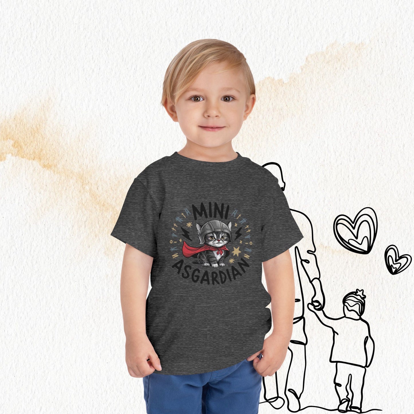 Mini Asgardian Toddler Cotton  T-Shirts