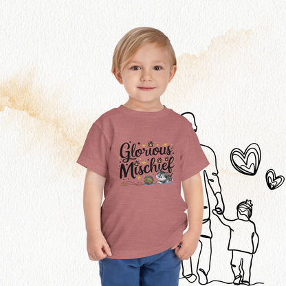 Glorious Mischief Toddler  Cotton T-Shirt