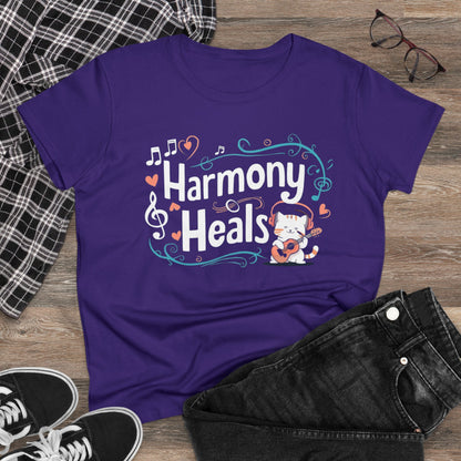 Harmony Heal Women Cotton Tshirt