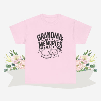 Grandma Having Memory One Nap A Time Cotton Tshirt