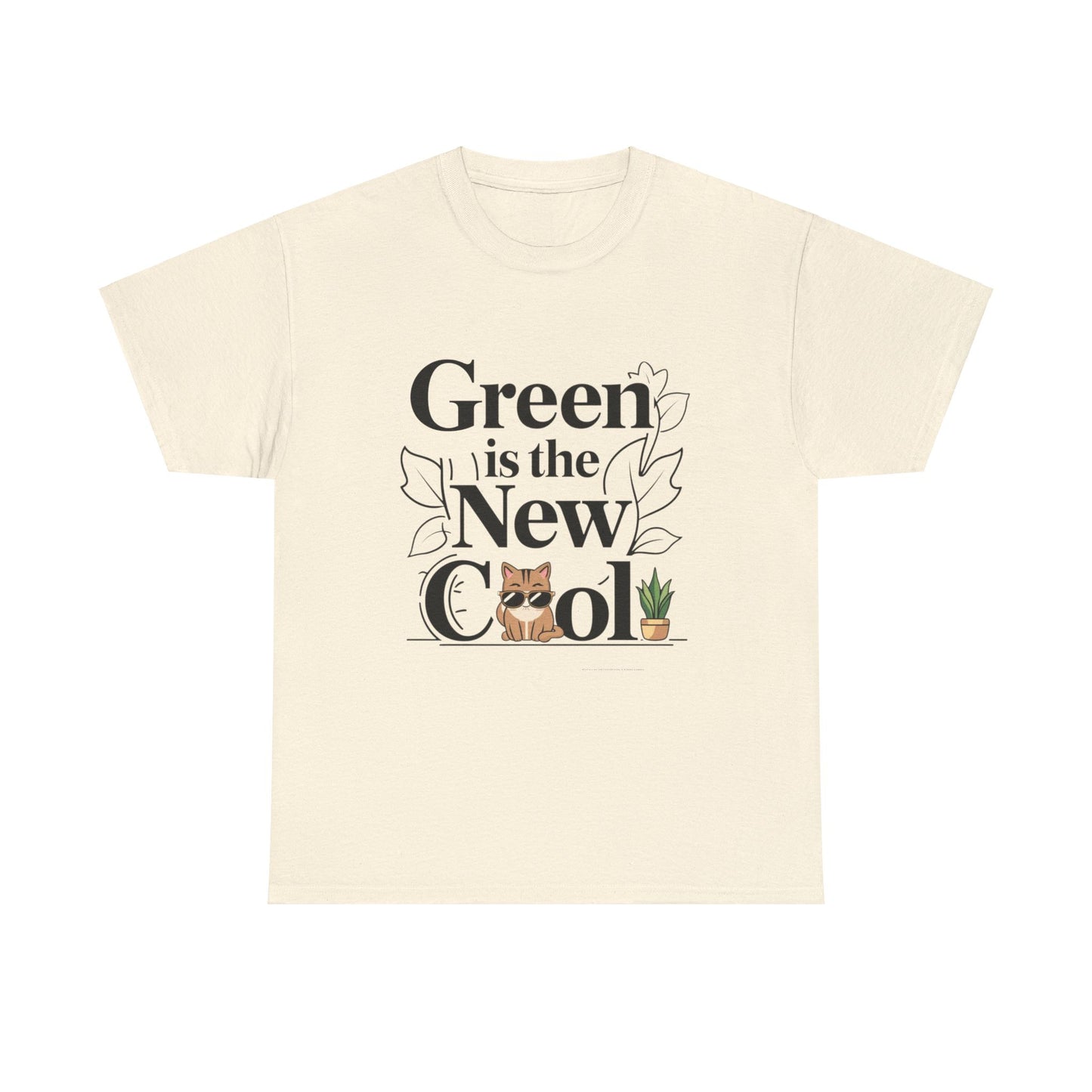 Green Is The New Cool Cotton T-Shirt