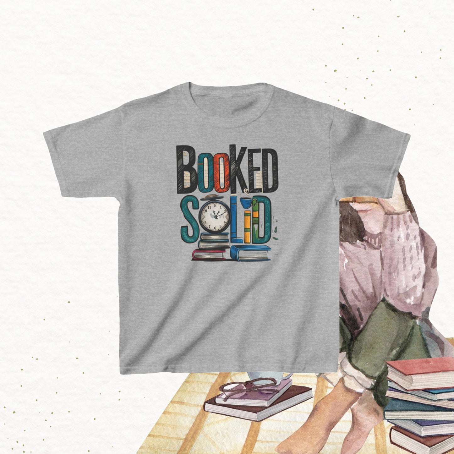 Booked Solid Kid Cotton Tshirt