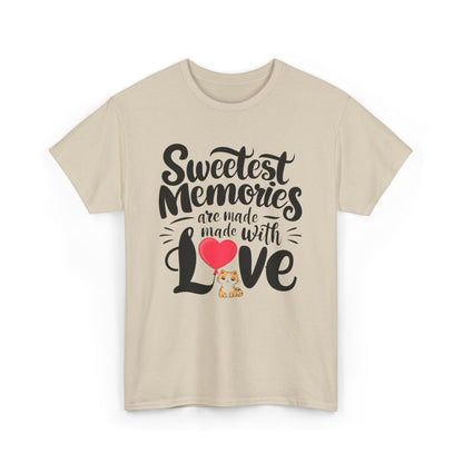 Sweetest Memory Are With Love Unisex Funny Cat T-Shirt