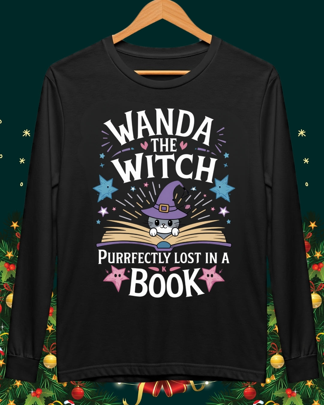 Witch's Wisdom Cotton Long Sleeve Tshirt