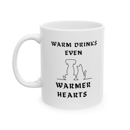 Billien Whisker Warmer Printify 11oz Coffee Mugs Holiday Picks Home & Living Kitchen Mugs Sublimation Valentine's Day Valentine's Day Picks White base